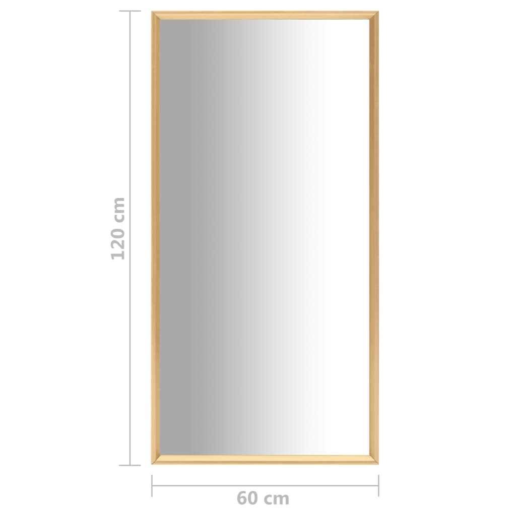 Mirror Gold 120x60 cm
