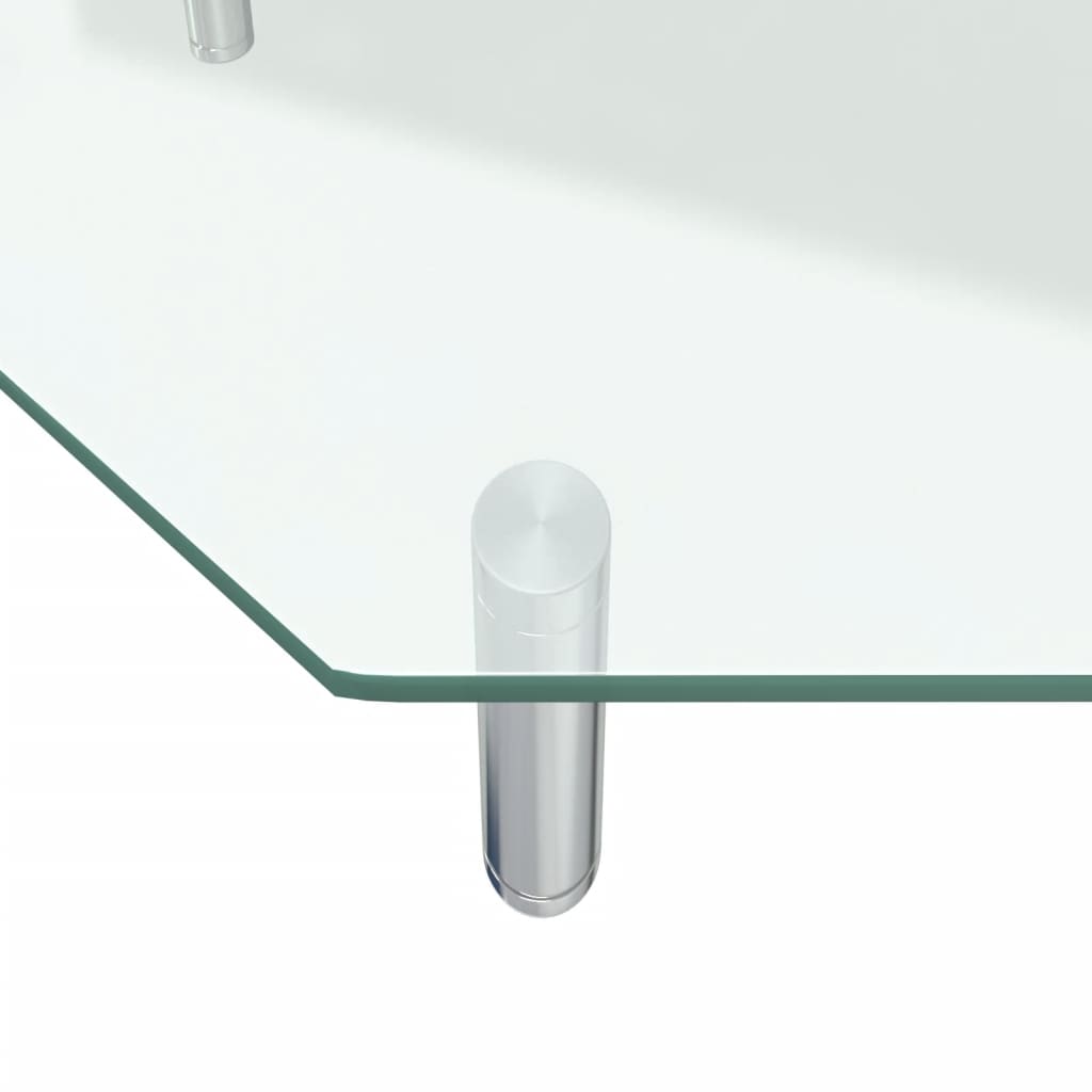 Monitor Stand 60x26x8.6 cm Transparent Glass