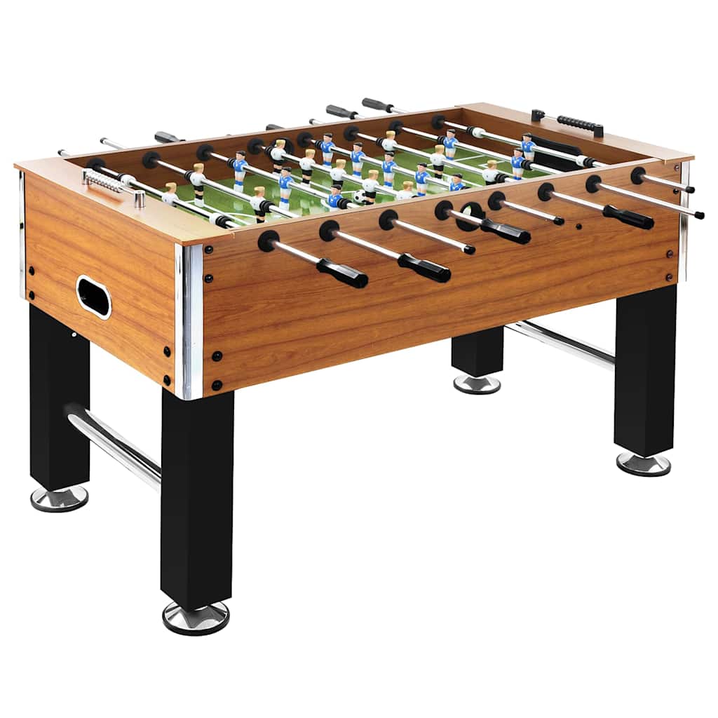 Football Table Steel 60 kg 140x74.5x87.5 cm Light Brown&Black