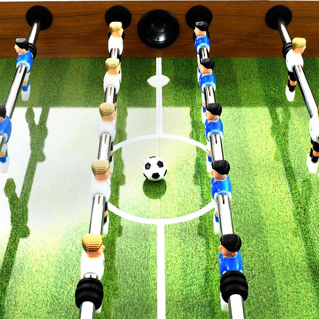 Football Table Steel 60 kg 140x74.5x87.5 cm Light Brown&Black