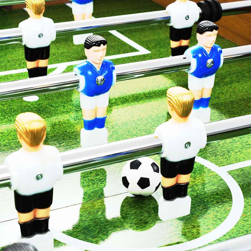 Football Table Steel 60 kg 140x74.5x87.5 cm Light Brown&Black