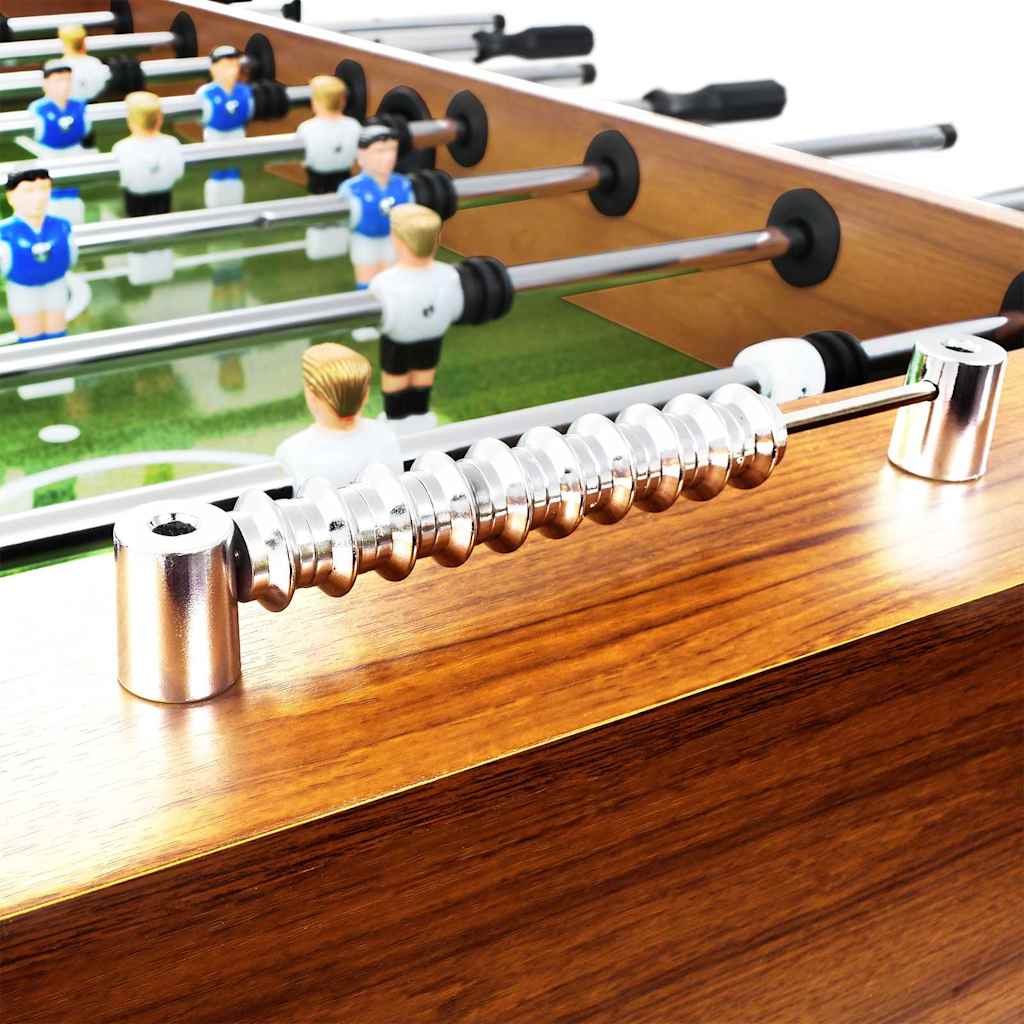 Football Table Steel 60 kg 140x74.5x87.5 cm Light Brown&Black