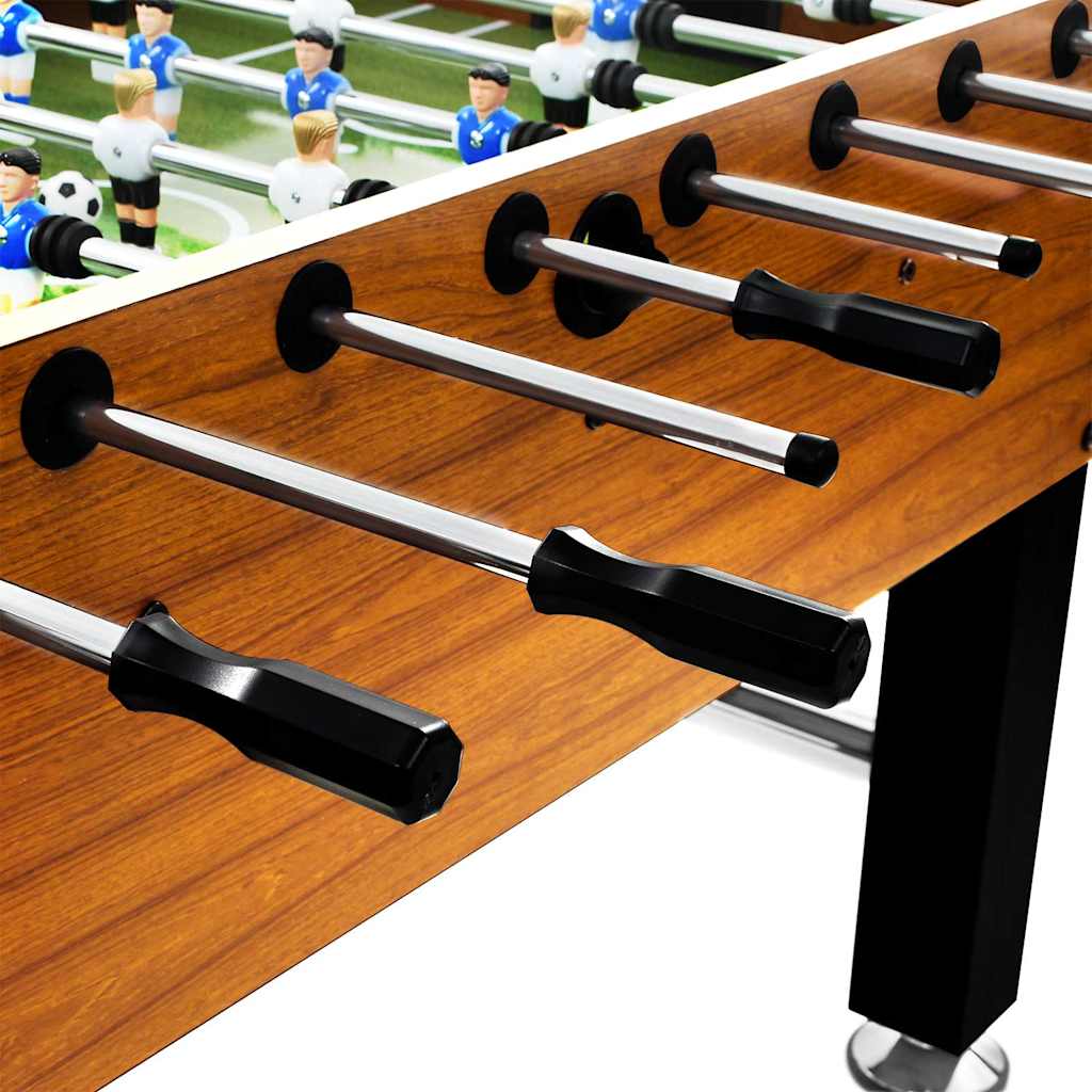 Football Table Steel 60 kg 140x74.5x87.5 cm Light Brown&Black