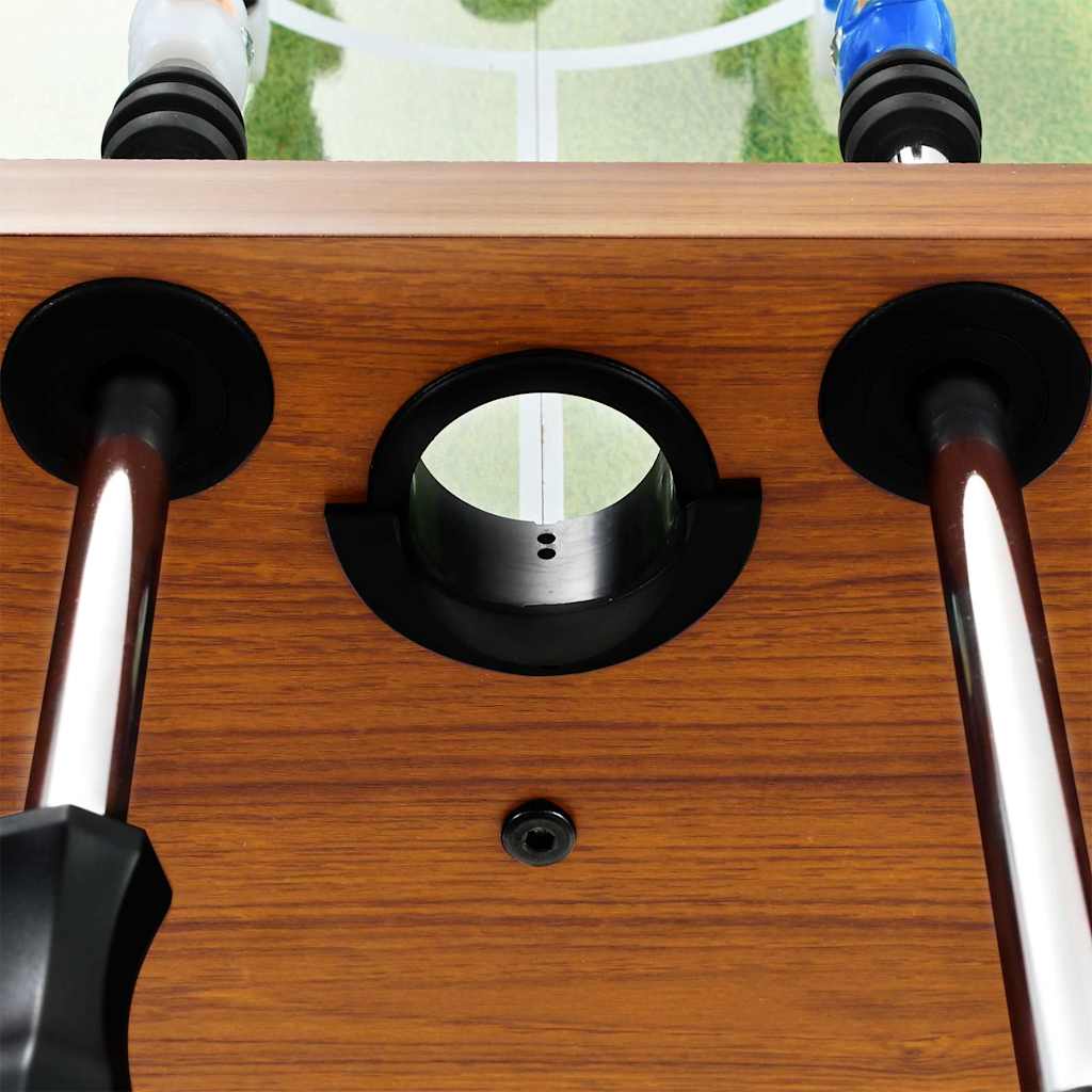 Football Table Steel 60 kg 140x74.5x87.5 cm Light Brown&Black