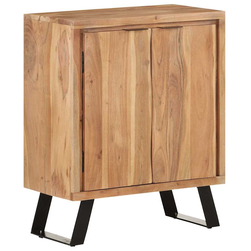 Sideboard 60x36x76 cm Solid Acacia Wood with Live Edges