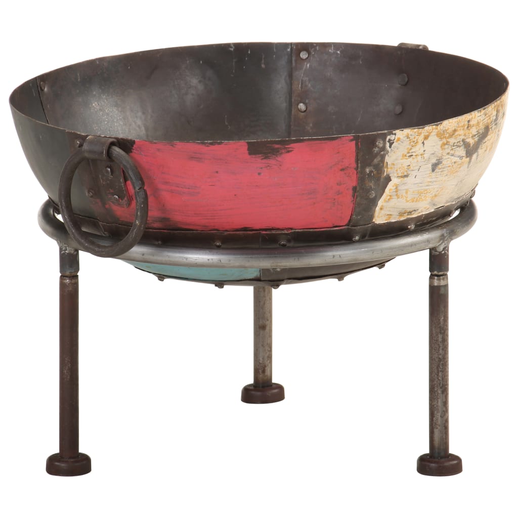 Colourful Rustic Fire Pit ?40 cm Iron