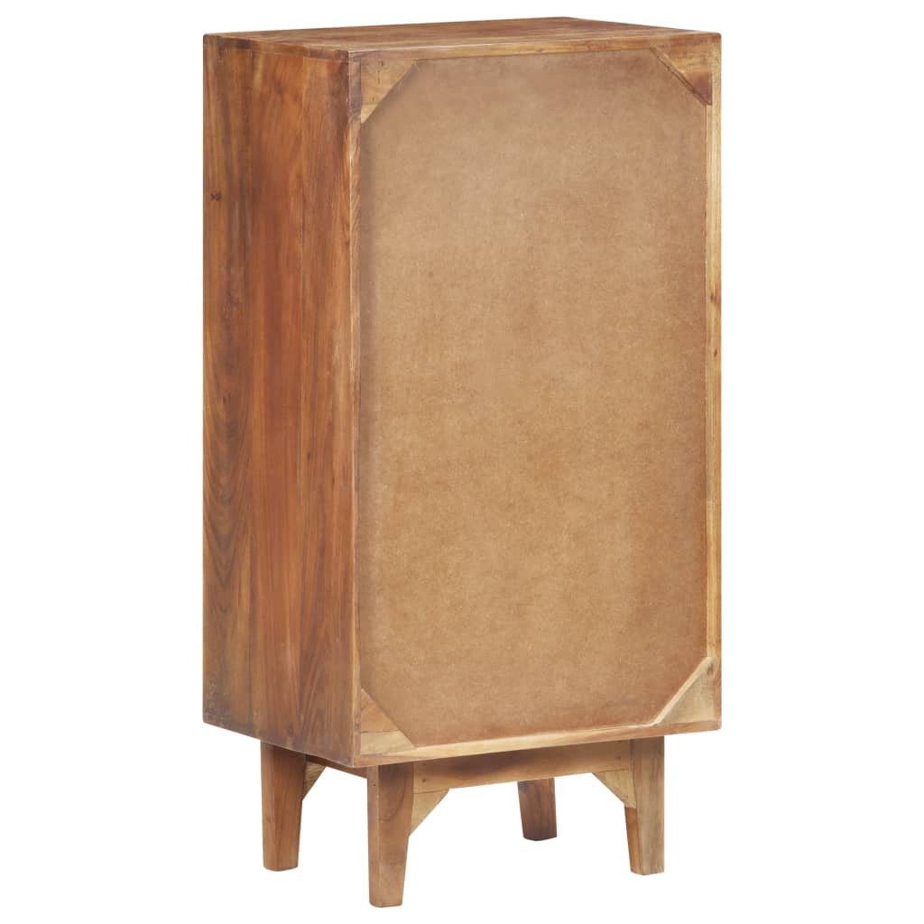 Chest of Drawers 43.5x35x90 cm Solid Acacia Wood