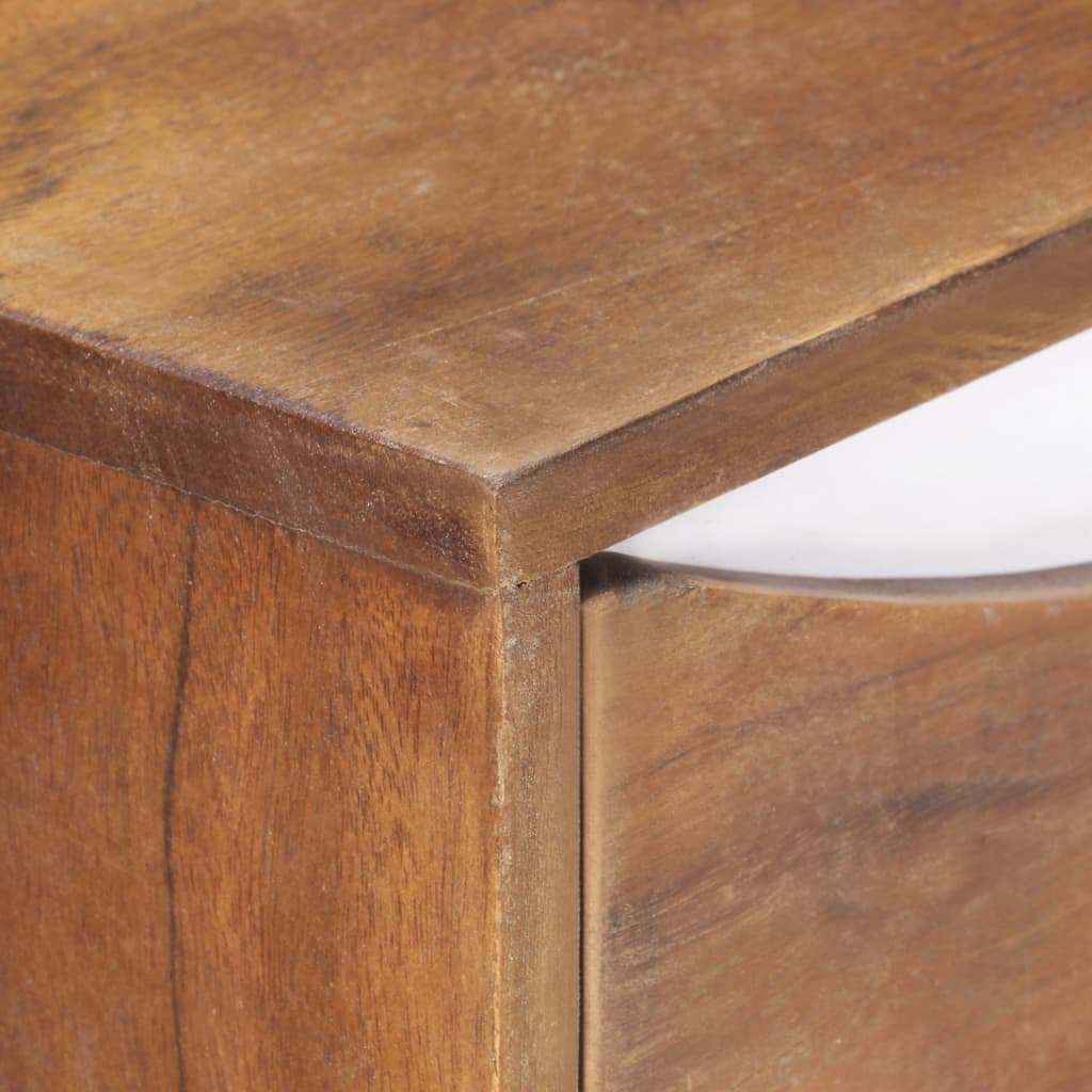 Chest of Drawers 43.5x35x90 cm Solid Acacia Wood