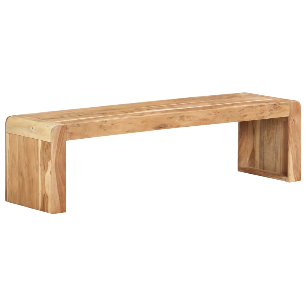 TV Cabinet 120x33x33 cm Solid Acacia Wood