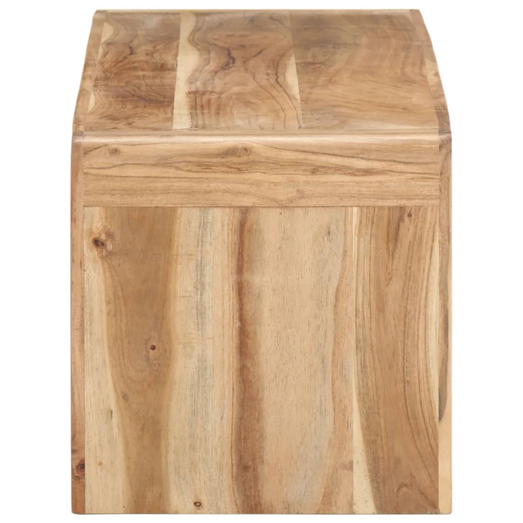 TV Cabinet 120x33x33 cm Solid Acacia Wood