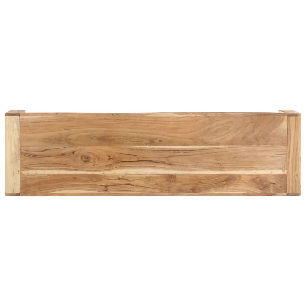 TV Cabinet 120x33x33 cm Solid Acacia Wood