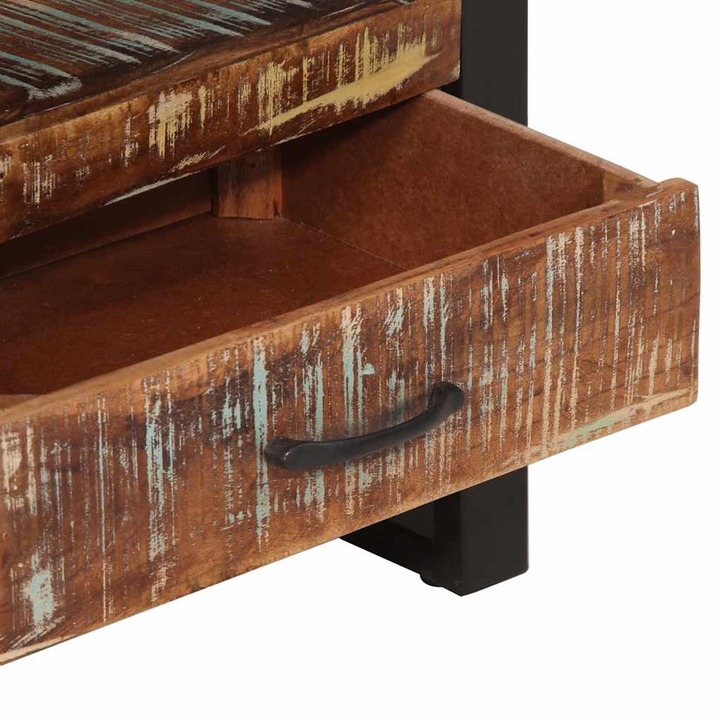 Bookshelf 118x30x200 cm Solid Reclaimed Wood