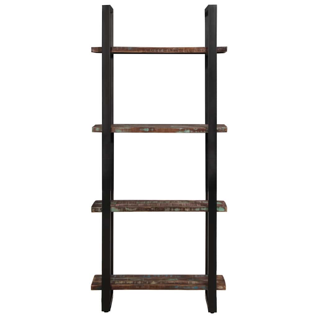 4-Tier Bookcase 80x40x180 cm Solid Reclaimed Wood