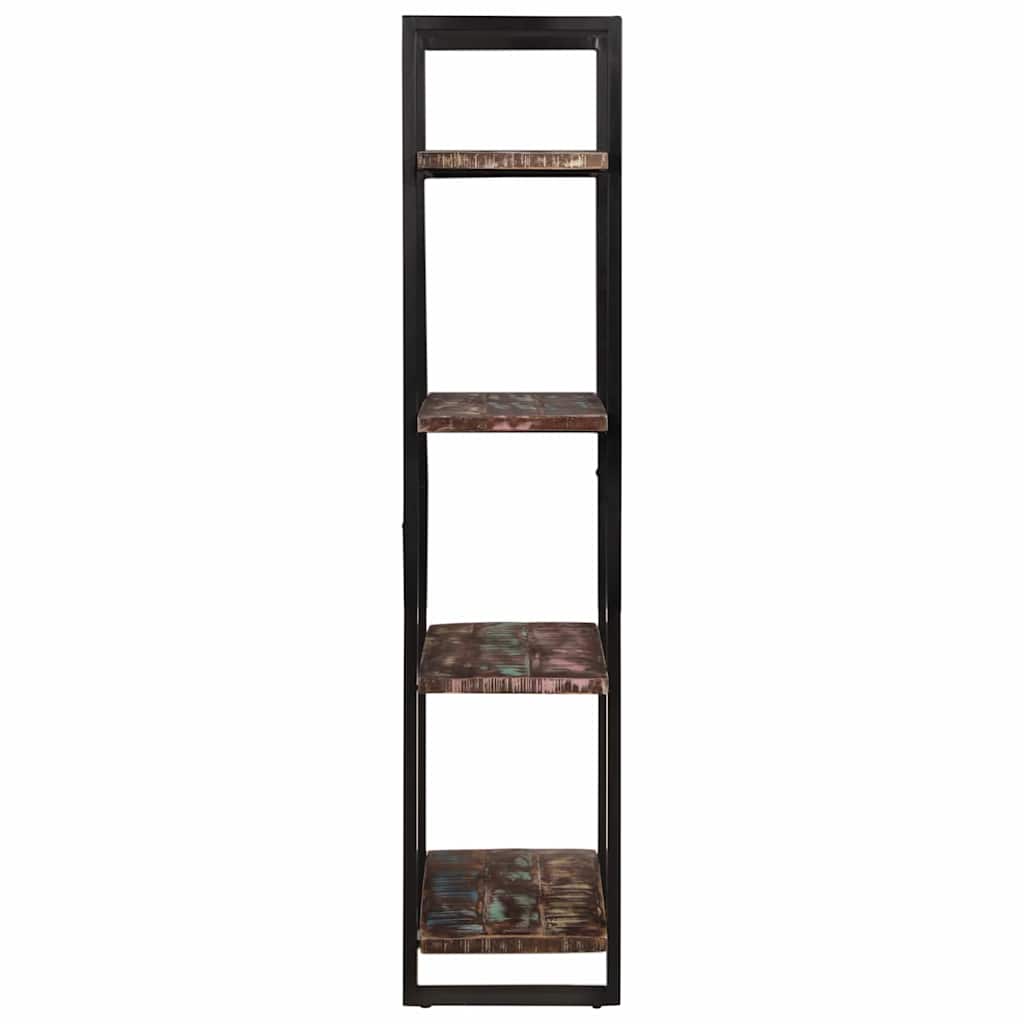 4-Tier Bookcase 80x40x180 cm Solid Reclaimed Wood