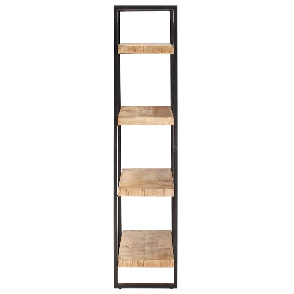 4-Tier Bookcase 120x40x180 cm Rough Mango Wood