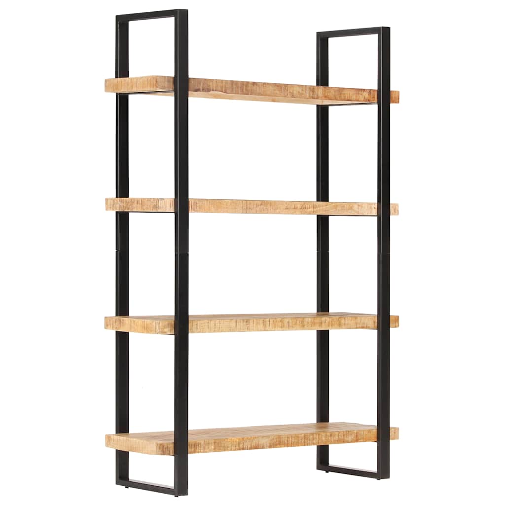 4-Tier Bookcase 120x40x180 cm Rough Mango Wood