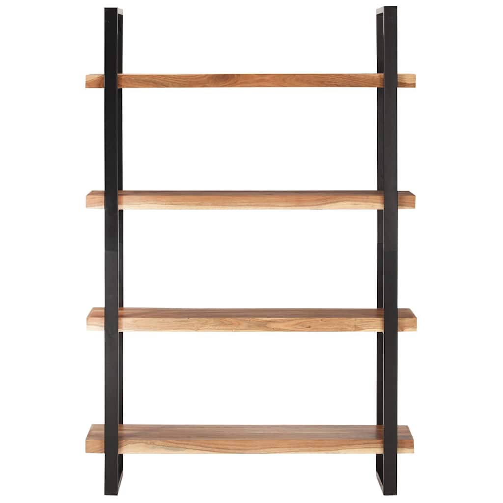 4-Tier Bookcase 120x40x180 cm Solid Acacia Wood