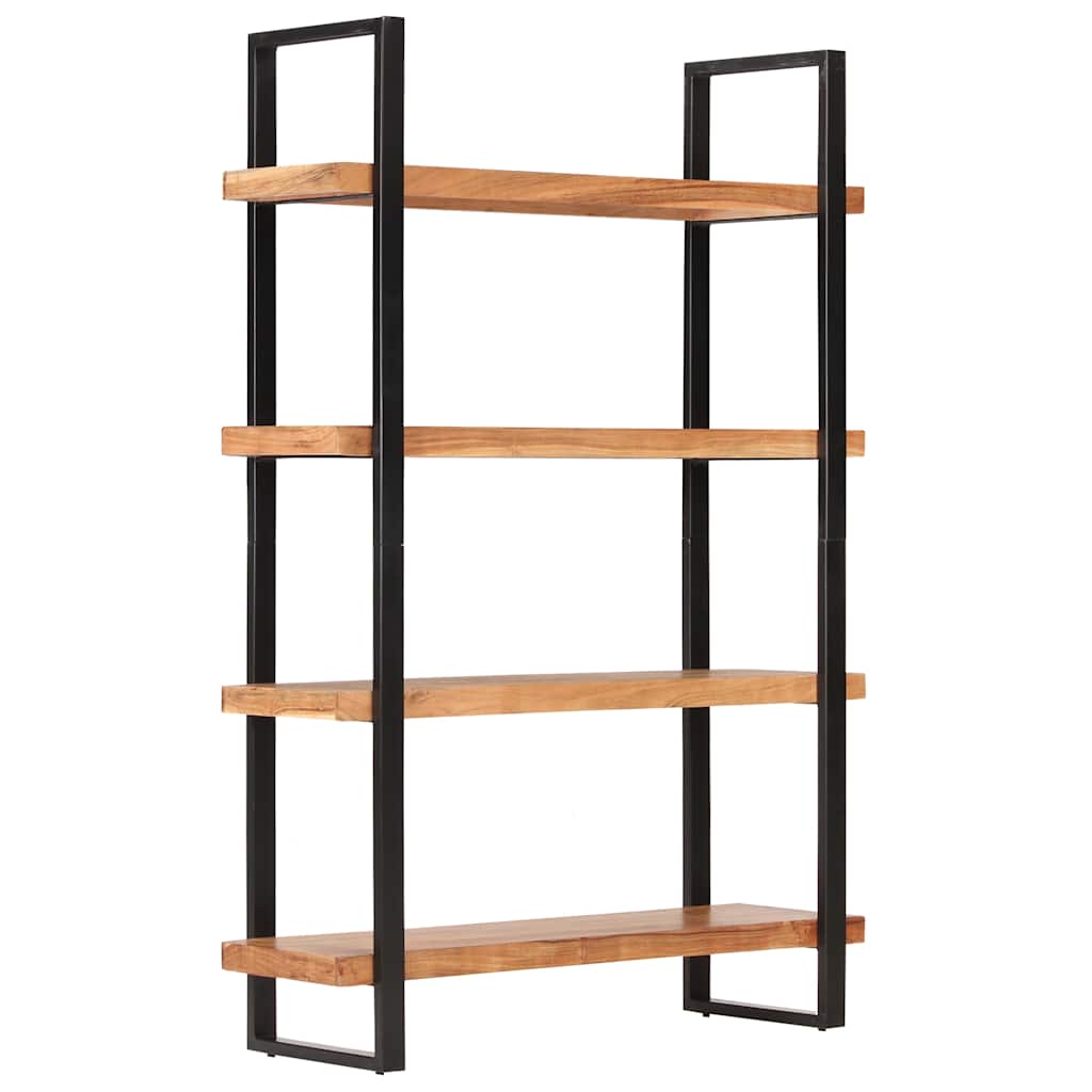 4-Tier Bookcase 120x40x180 cm Solid Acacia Wood