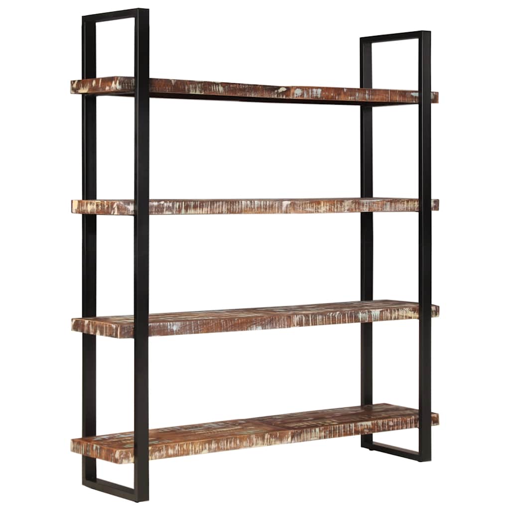 4-Tier Bookcase 160x40x180 cm Solid Reclaimed Wood