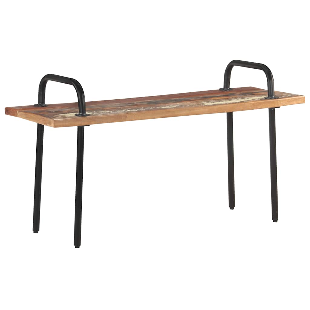 Bench 110 cm Solid Reclaimed Wood