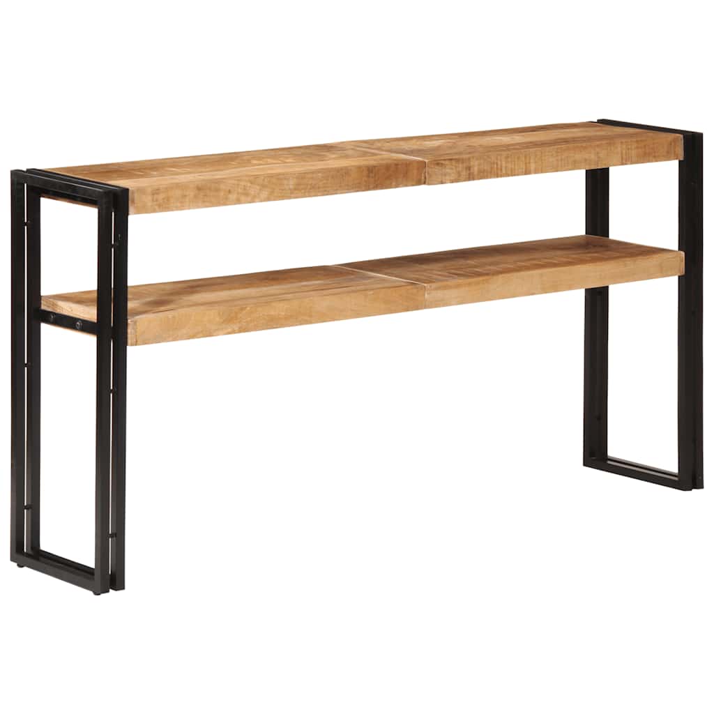 Console Table 150x30x75 cm Rough Mango Wood