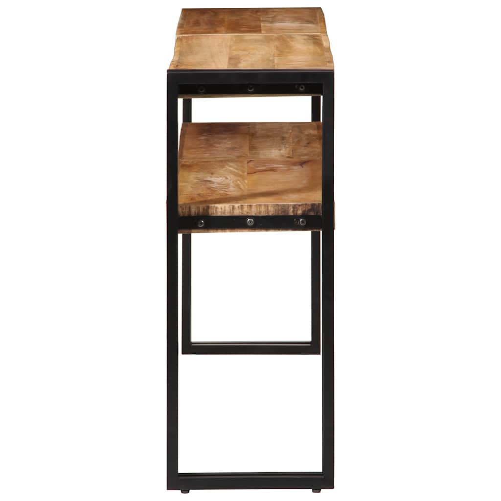 Console Table 150x30x75 cm Rough Mango Wood