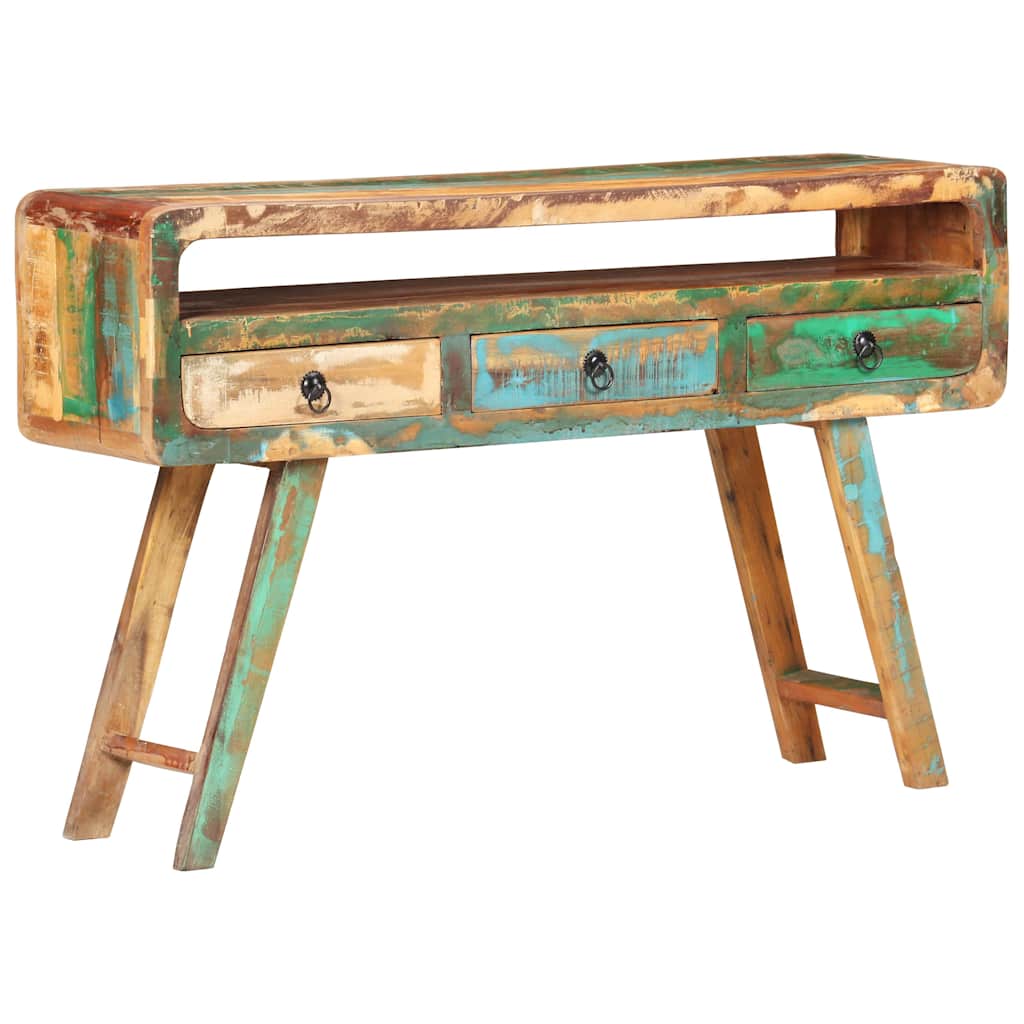 Sideboard 120x30x75 cm Solid Reclaimed Wood