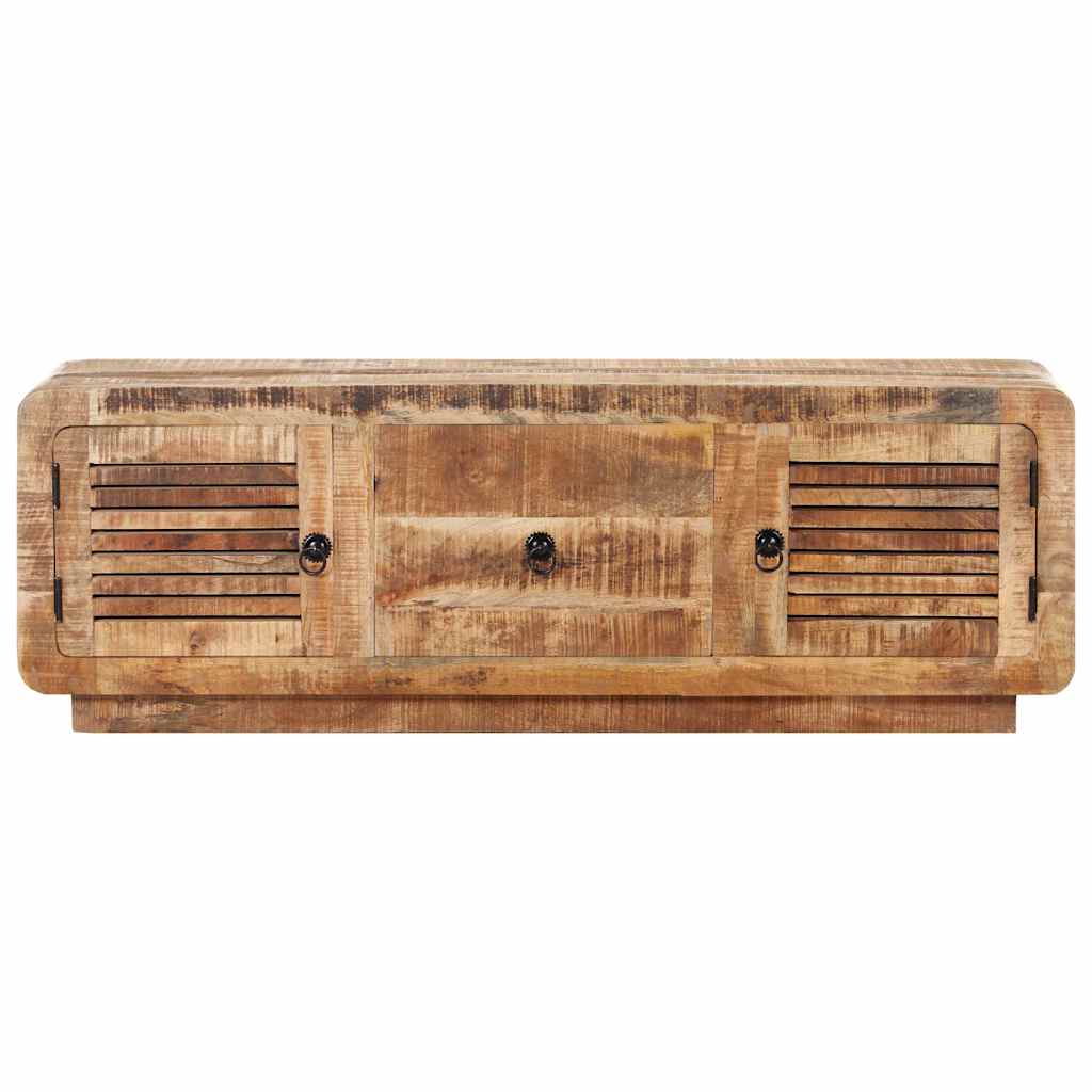 TV Cabinet 120x30x40 cm Rough Mango Wood