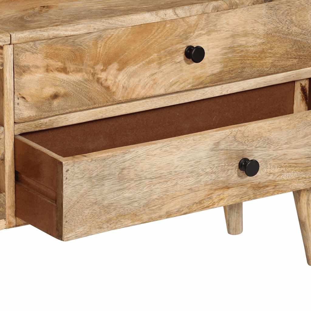 TV Cabinet 140x30x50 cm Solid Mango Wood