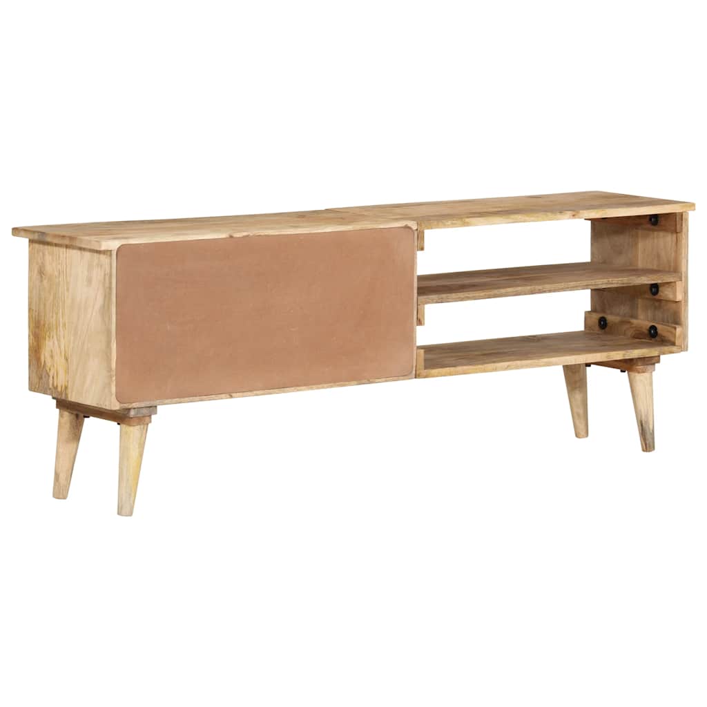 TV Cabinet 140x30x50 cm Solid Mango Wood