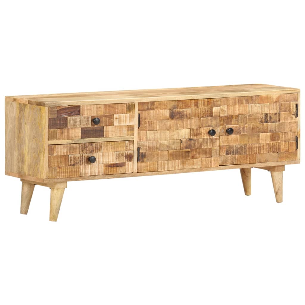 TV Cabinet 120x30x45 cm Solid Mango Wood