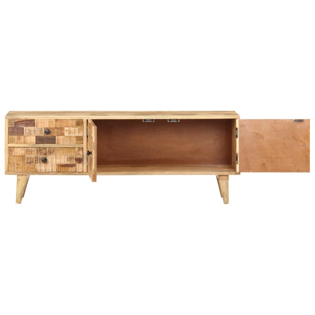 TV Cabinet 120x30x45 cm Solid Mango Wood