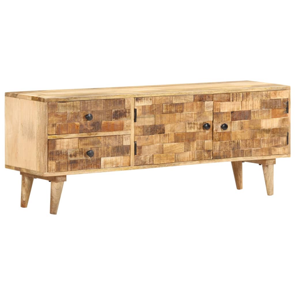 TV Cabinet 120x30x45 cm Solid Mango Wood