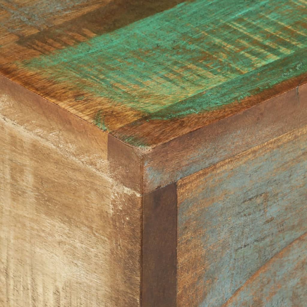 Side Table 30x30x33 cm Solid Reclaimed Wood