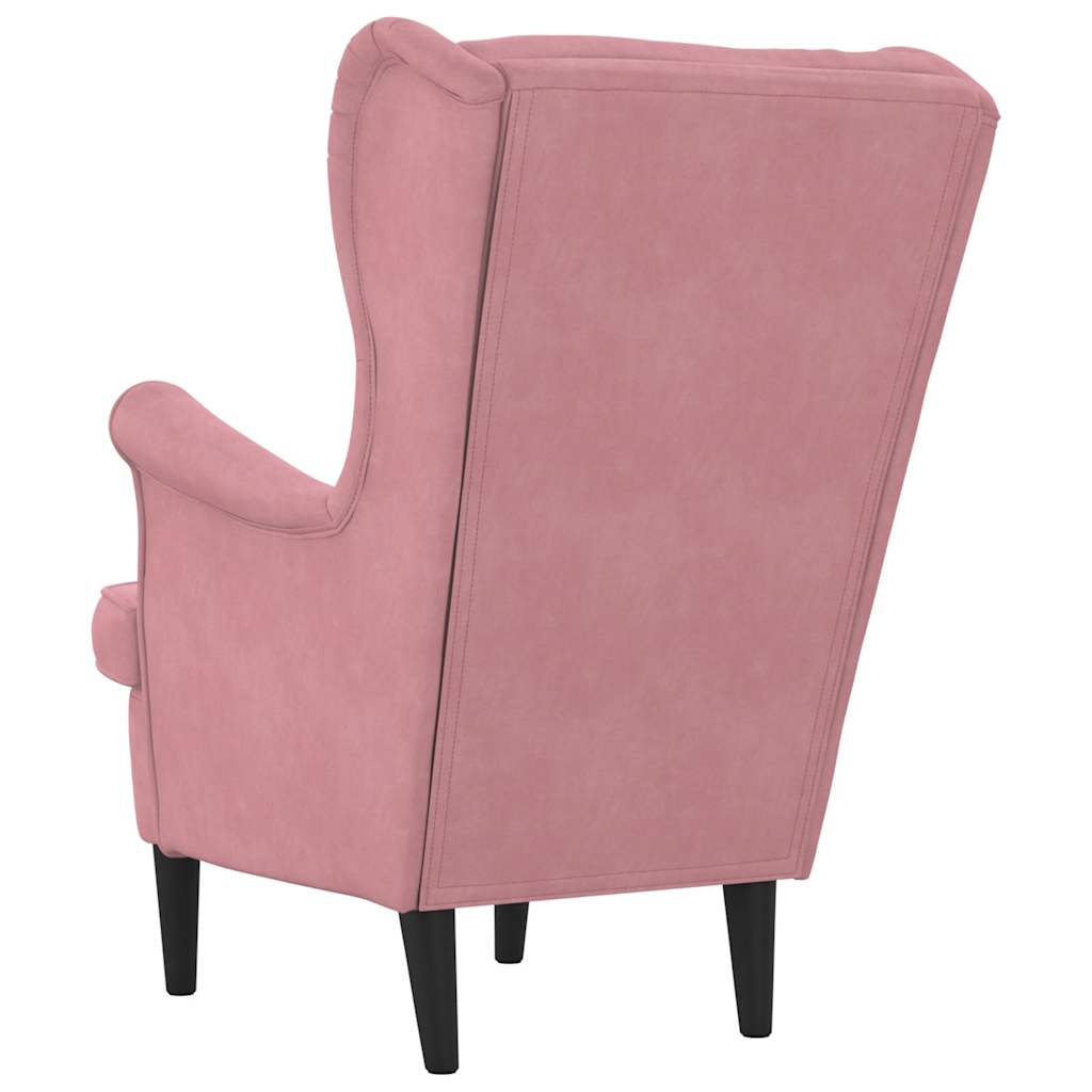 Armchair Pink Velvet