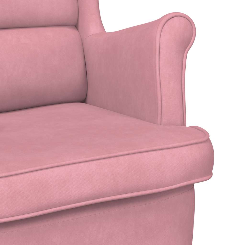 Armchair Pink Velvet