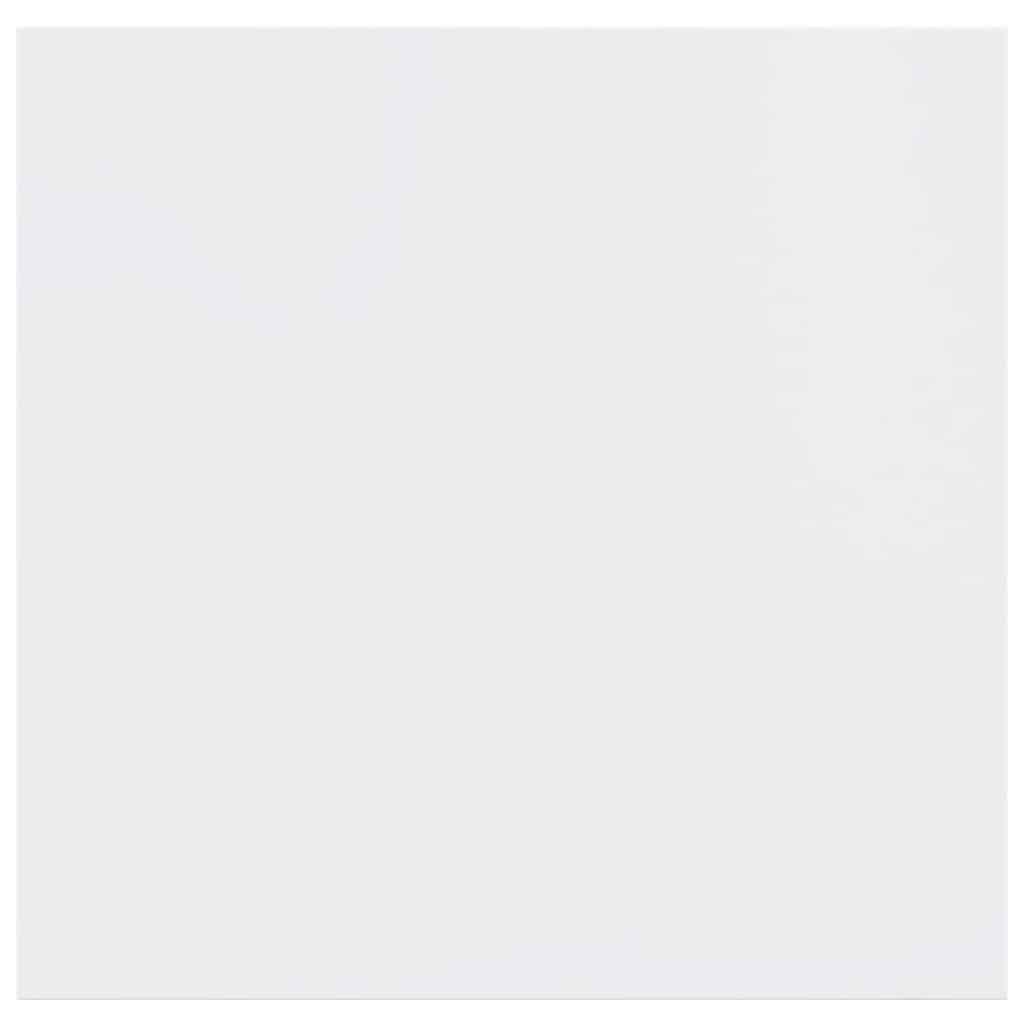 Floating Wall Shelves 2 pcs High Gloss White 23x23.5x3.8 cm MDF