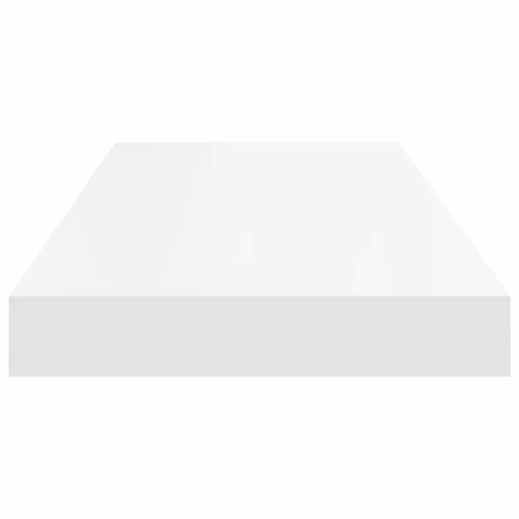 Floating Wall Shelves 4 pcs White 60x23.5x3.8 cm MDF