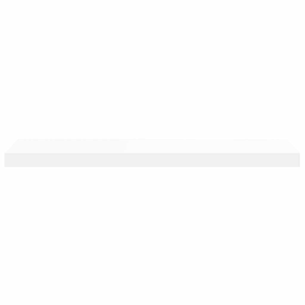 Floating Wall Shelves 4 pcs White 80x23.5x3.8 cm MDF