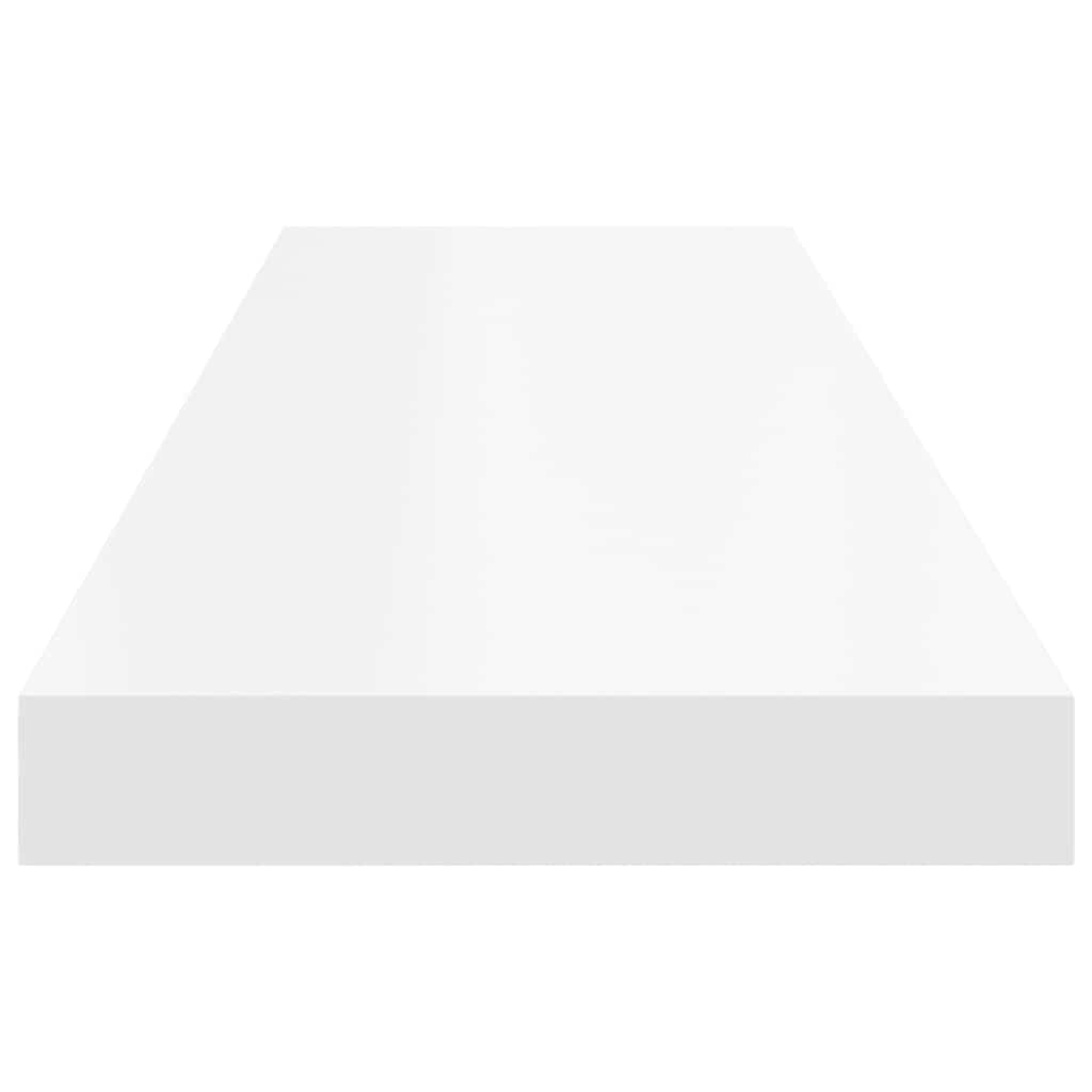 Floating Wall Shelves 4 pcs White 90x23.5x3.8 cm MDF