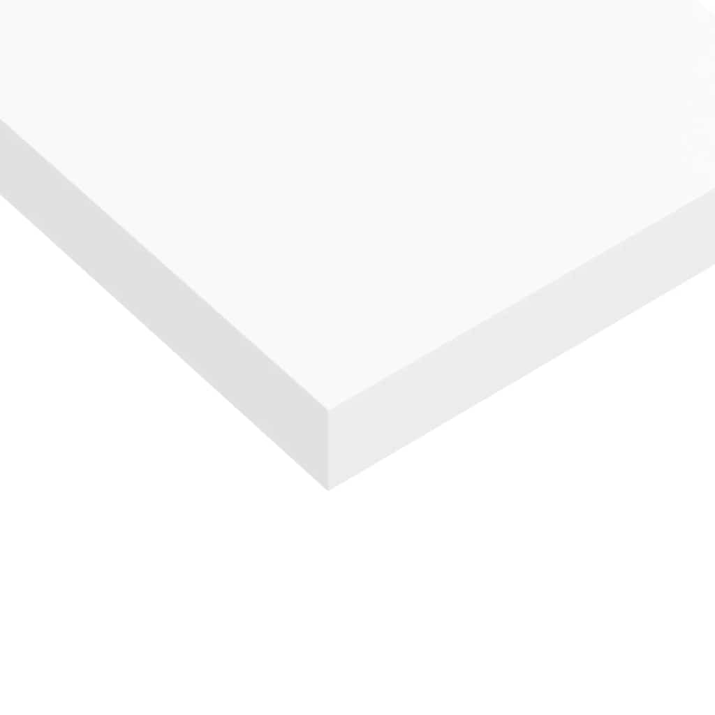 Floating Wall Shelf White 120x23.5x3.8 cm MDF