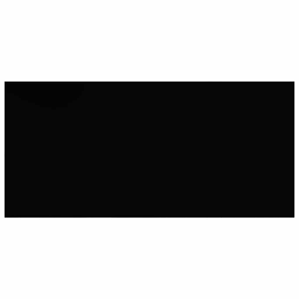 Floating Wall Shelf Black 50x23x3.8 cm MDF