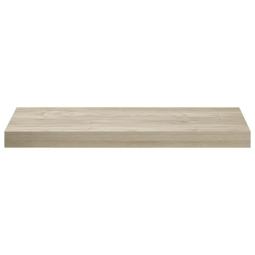 Floating Wall Shelves 4 pcs Oak 60x23.5x3.8 cm MDF