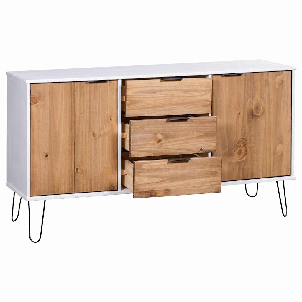 Sideboard New York 130,6 x 43 x 73,6 cm Solid pine wood