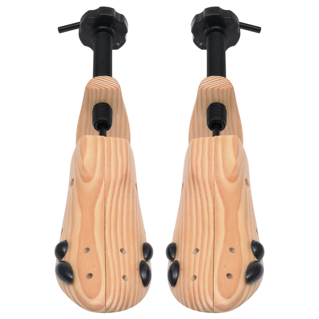 Shoe Trees 2 Pairs Size 36-40 Solid Wood Pine
