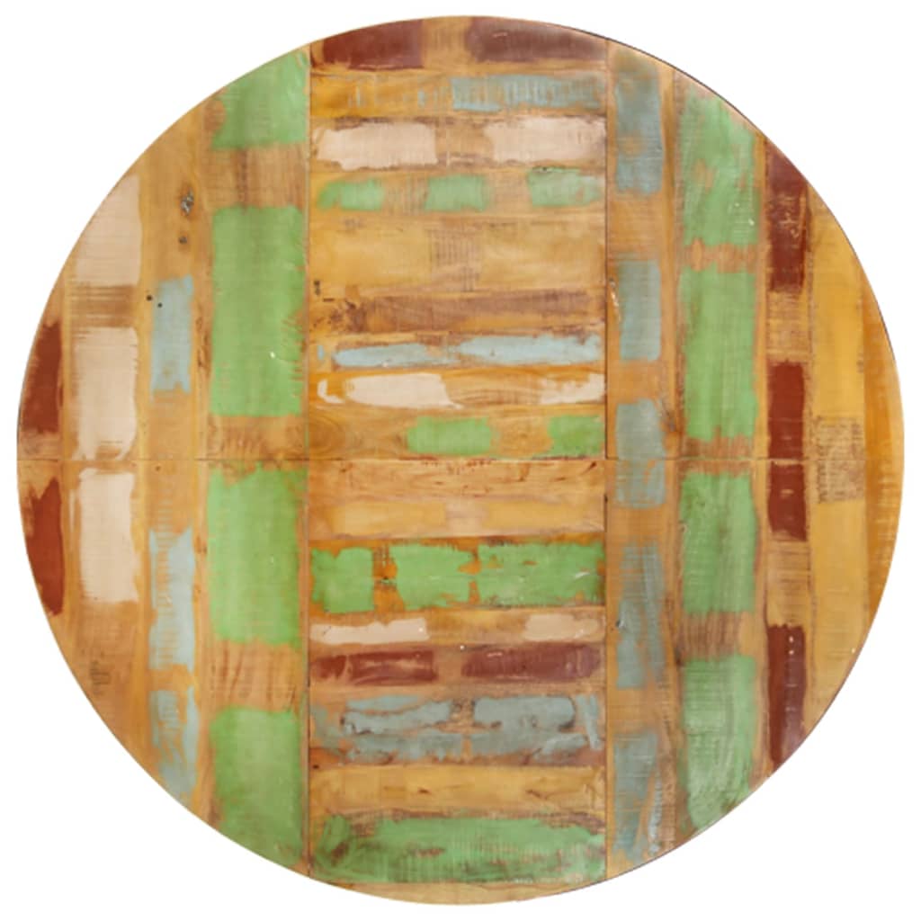Dining Table Round 175x75 cm Solid Reclaimed Wood
