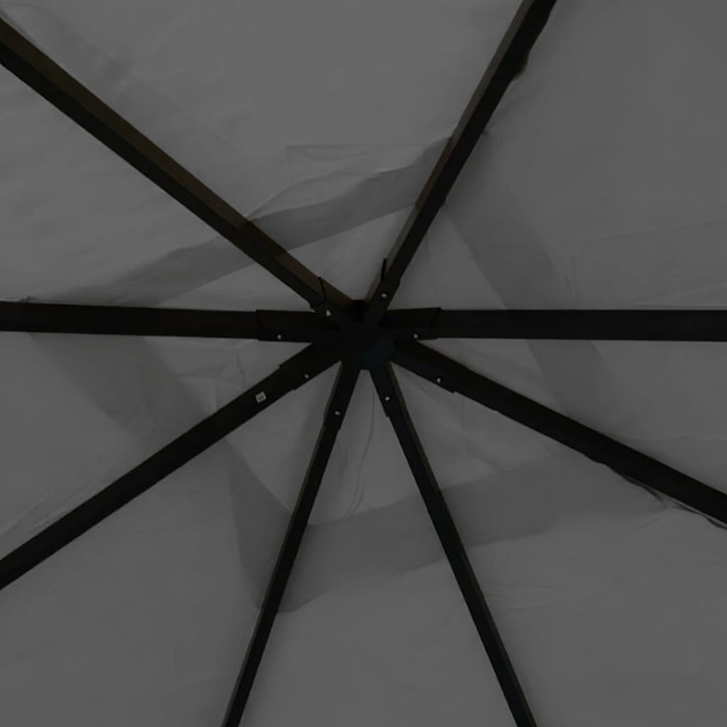 Gazebo 4x4x3 m Anthracite 180 g/m?