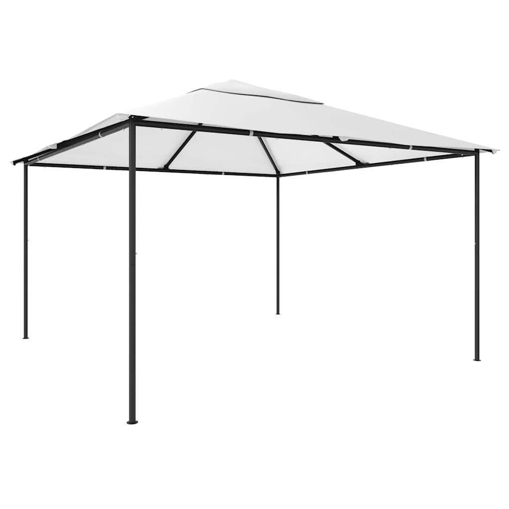 Gazebo 4x4x3 m White 180 g/m?