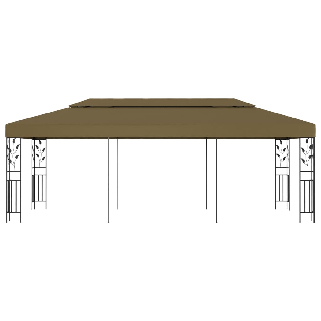 Gazebo 6x3 m Taupe 180 g/m?