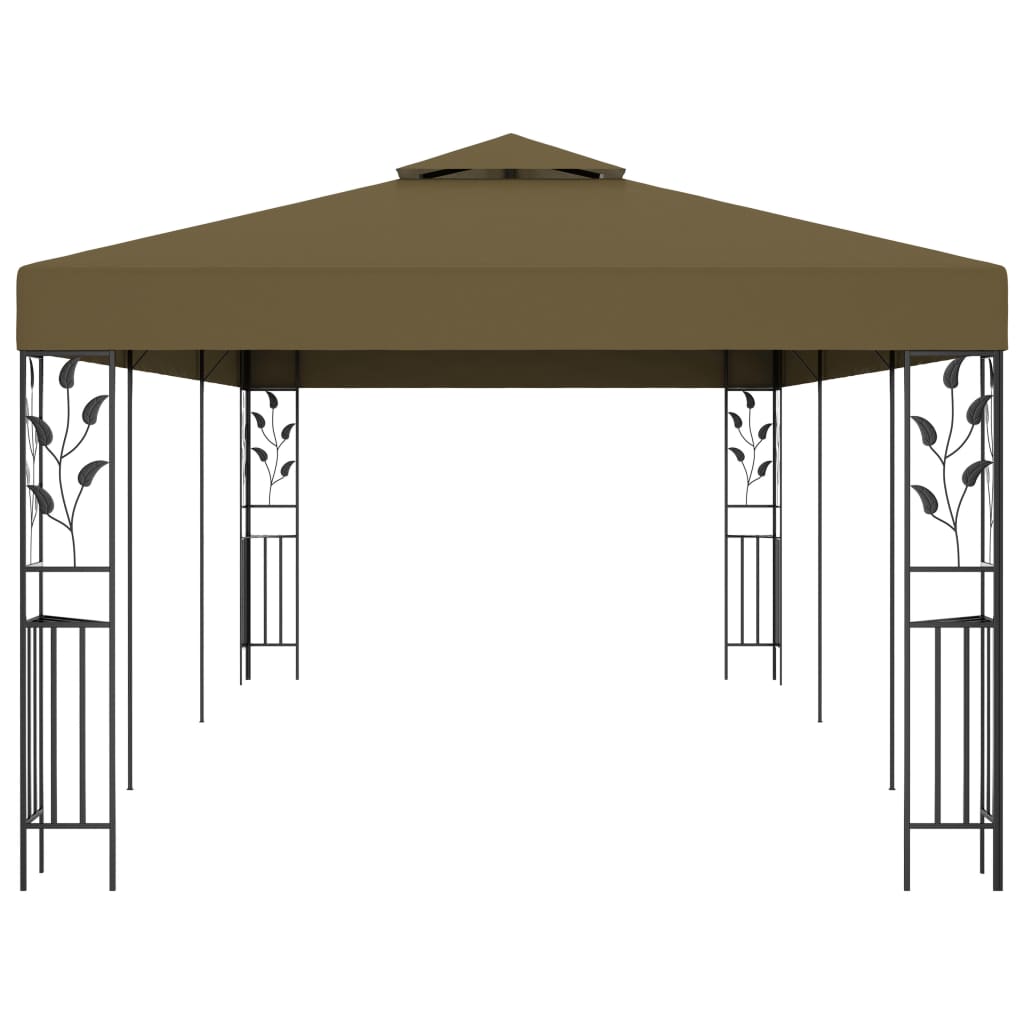 Gazebo 6x3 m Taupe 180 g/m?